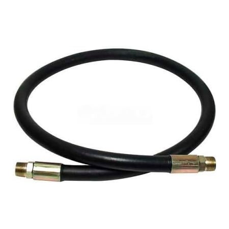 Apache Apache Hydraulic Hose Assembly 98398220, 100R2AT Cpld., 4000 PSI, 3/8" MNPT, 3/8" Hose ID X 12"L 98398220